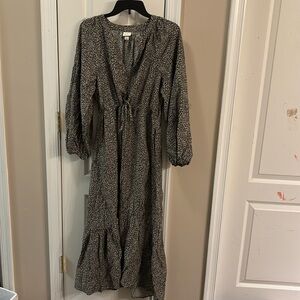 NWOT a new day cheetah print Women's Dress size large
